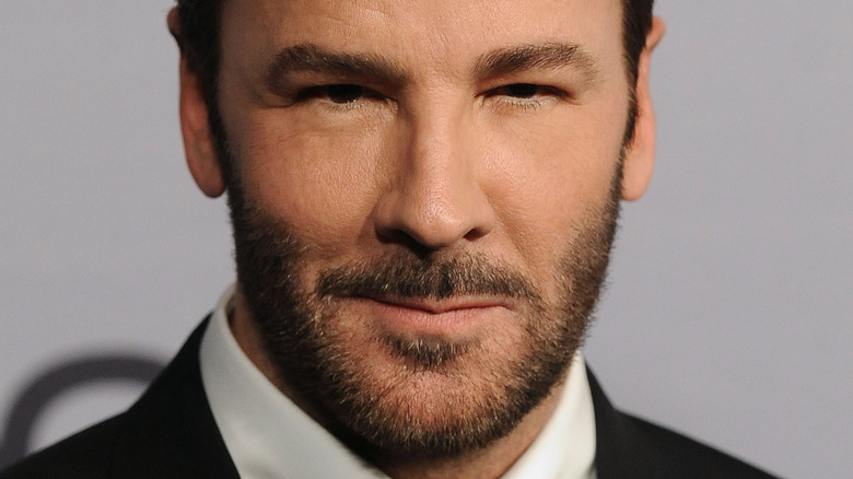 Tom Ford smirking