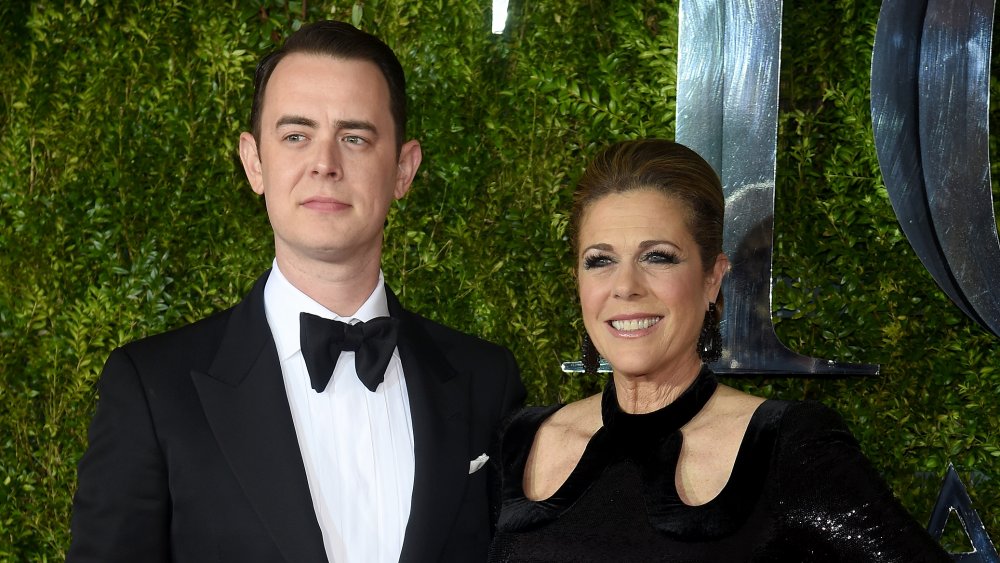 Colin Hanks and Rita Wilson
