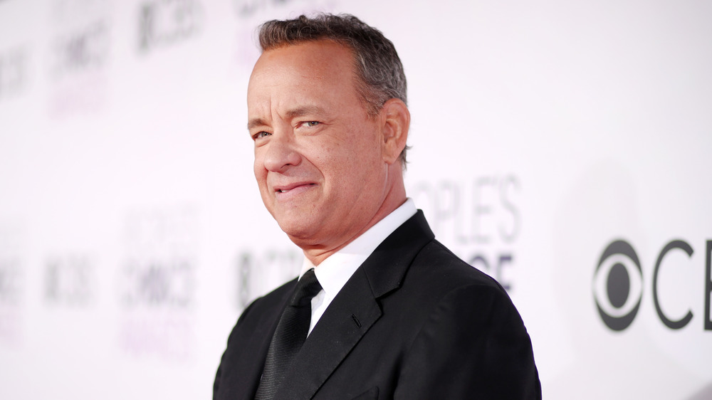 Tom Hanks, posing