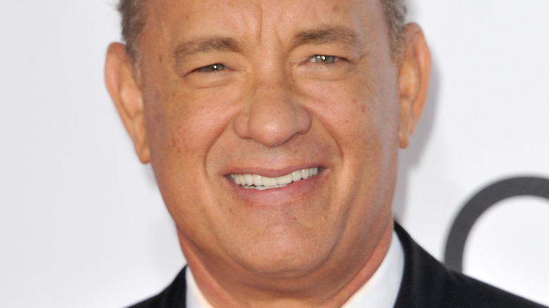 Tom Hanks smiles