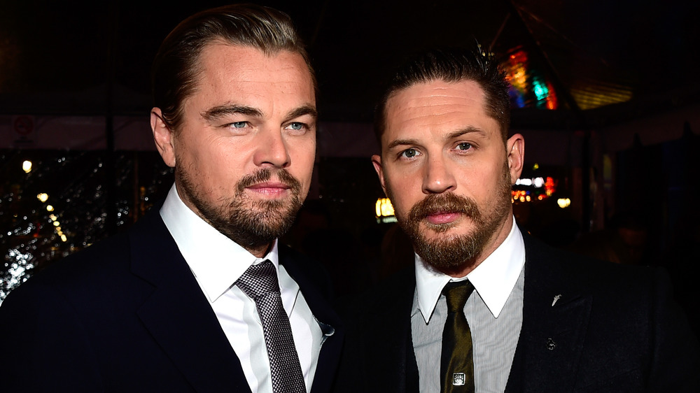 Tom Hardy and Leonardo DiCaprio red carpet