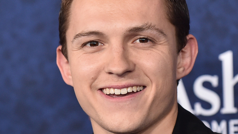 Tom Holland smiling