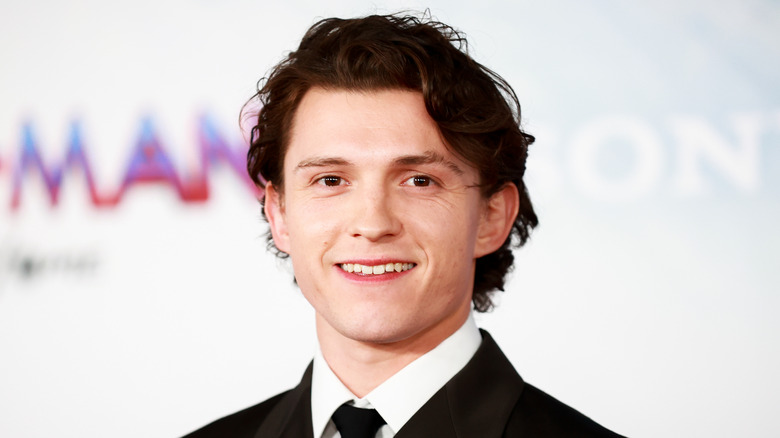 Tom Holland smiling 