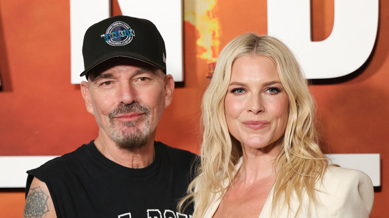 Billy Bob Thornton and Ali Larter pose together in October 2025