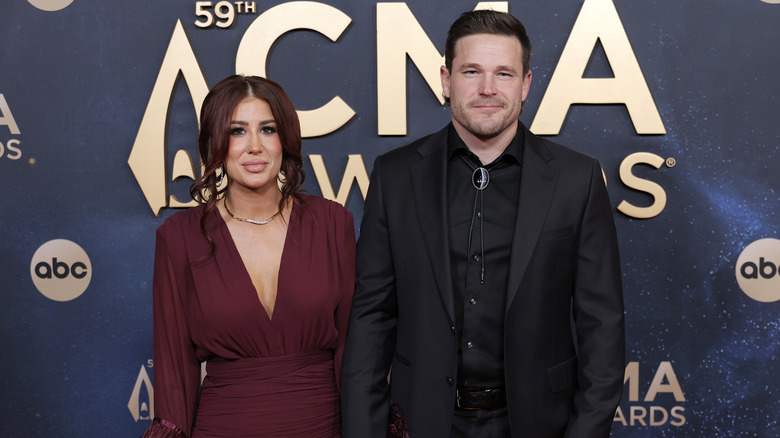 Chelsea and Cole DeBoer at the 59th CMA Awards