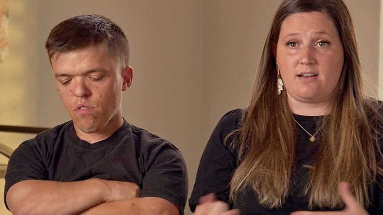 Tori and Zach Roloff talking heads of LPBW