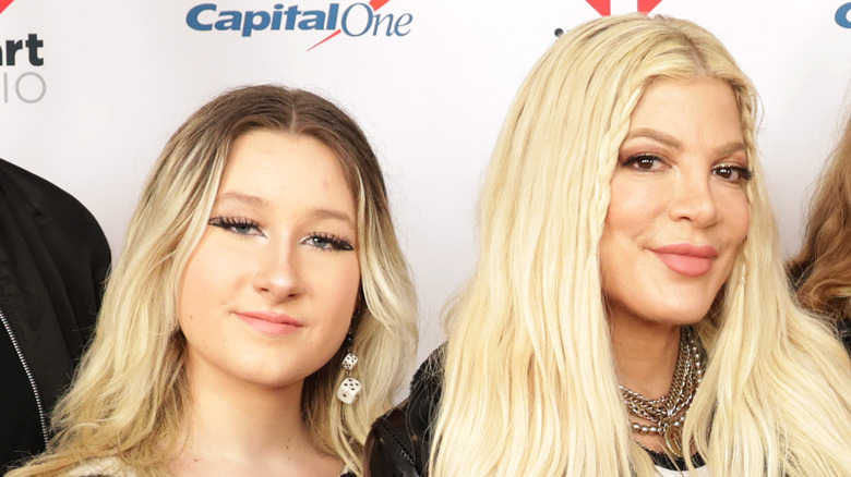 Stella McDermott and Tori Spelling