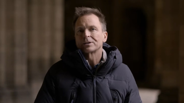 Tough As Nails host Phil Keoghan filming