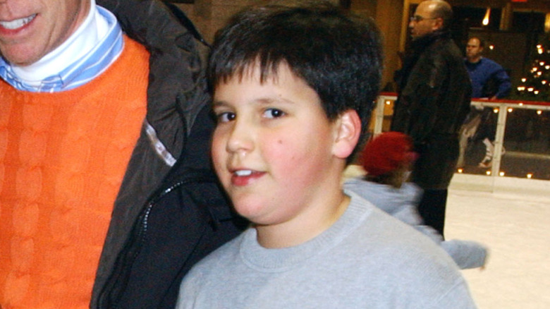 A young Richard Hilfiger ice skating