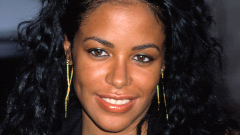Aaliyah smiling