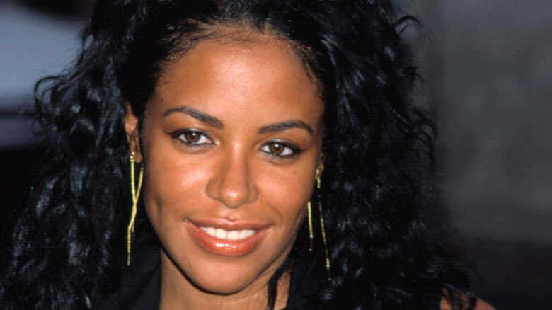 Aaliyah smiling