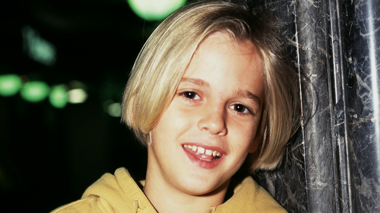 Aaron Carter young, smiling