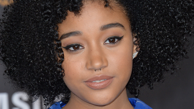 Amandla Stenberg posing 