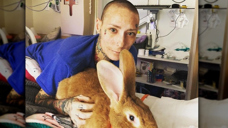 Jael Strauss in hospital 