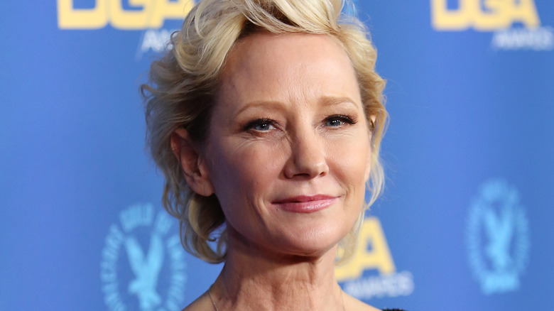 Anne Heche posing 