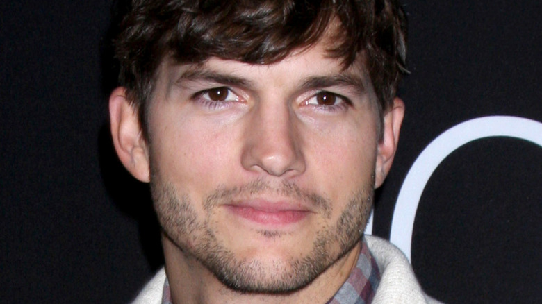 Ashton Kutcher posing