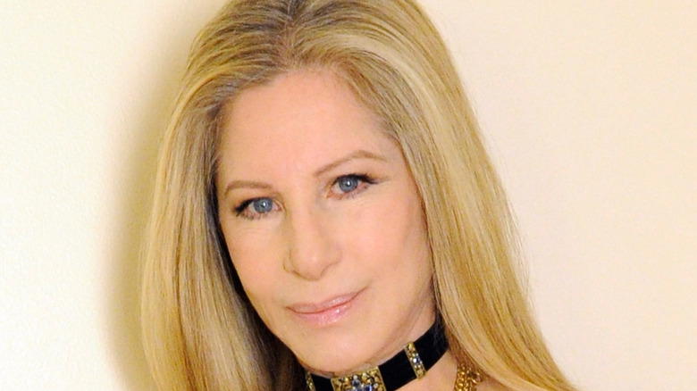 Barbra Streisand posing