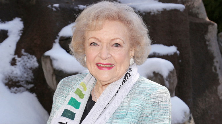 Betty White smiling