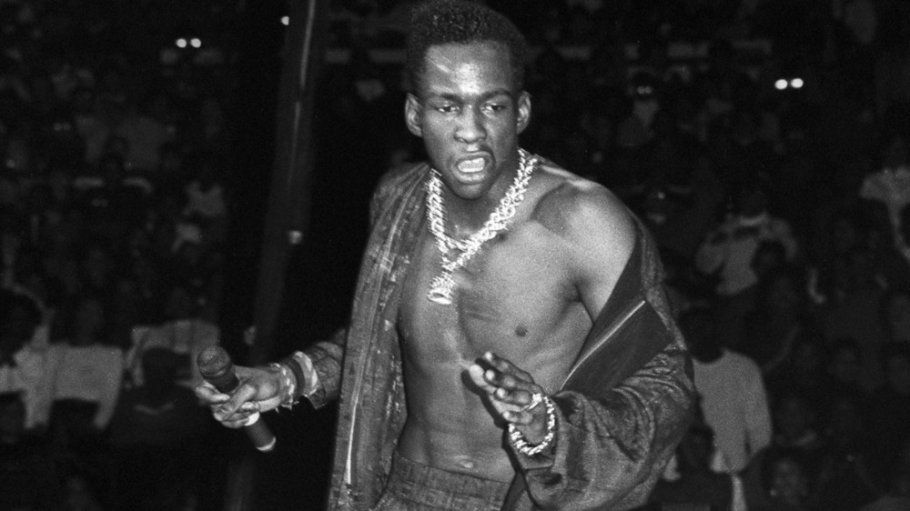 Bobby Brown performing in 1989