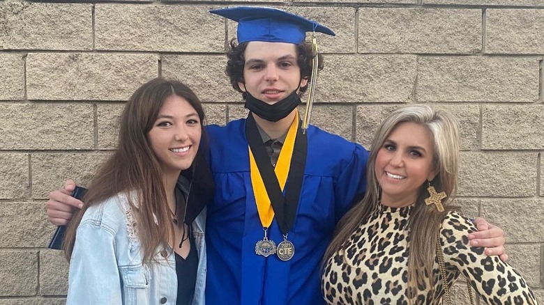 Brandi Passante poses with her two kids