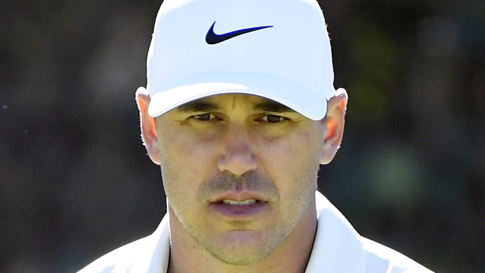 Brooks Koepka staring at camera