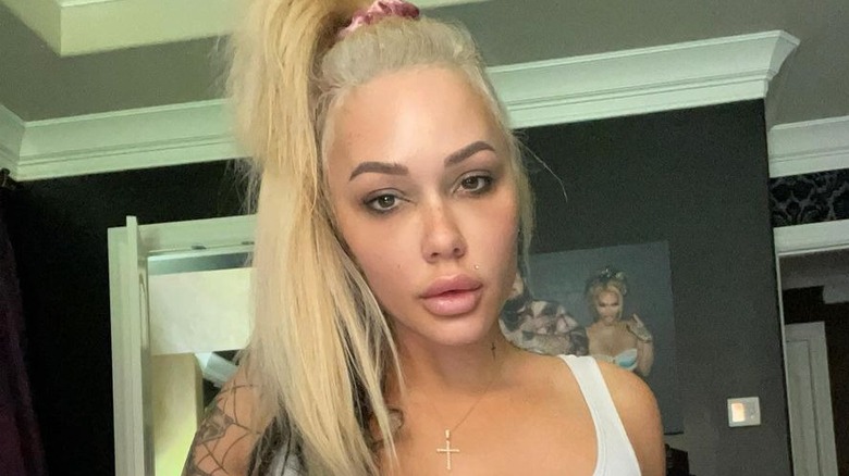 Bunnie Xo with high ponytail