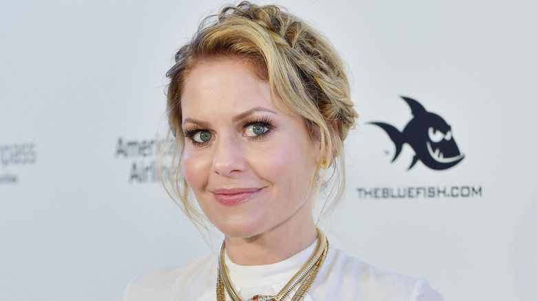 Candace Cameron Bure with hair up