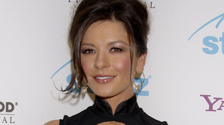 Catherine Zeta-Jones smiling