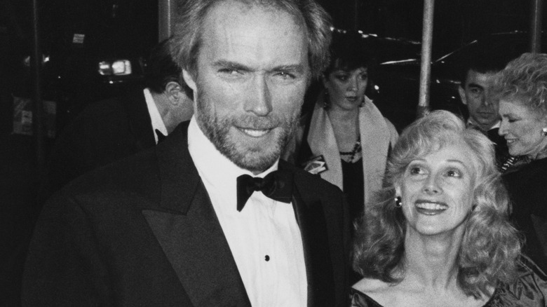 Sondra Locke and Clint Eastwood at City Heat premiere in 1984