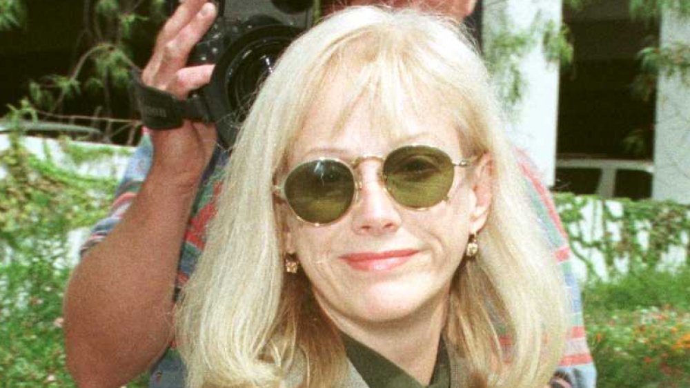 Sondra Locke at a Burbank court in 1996