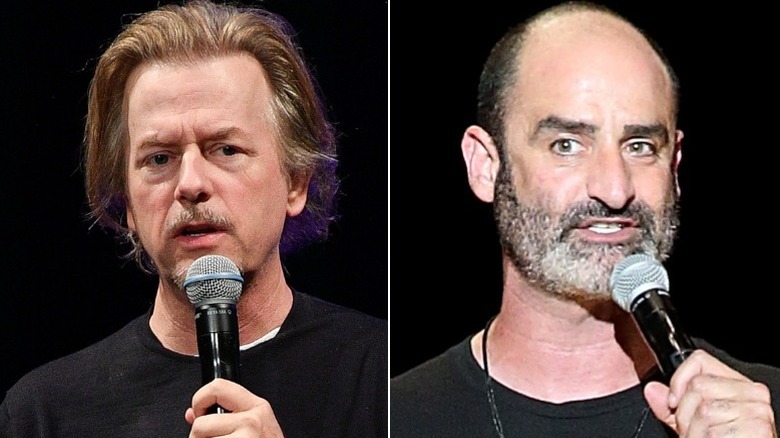 David Spade performing, Brody Stevens performing
