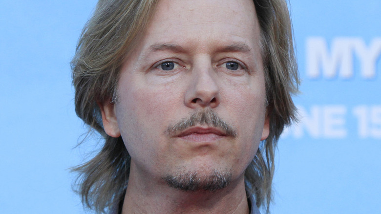 David Spade looking serious