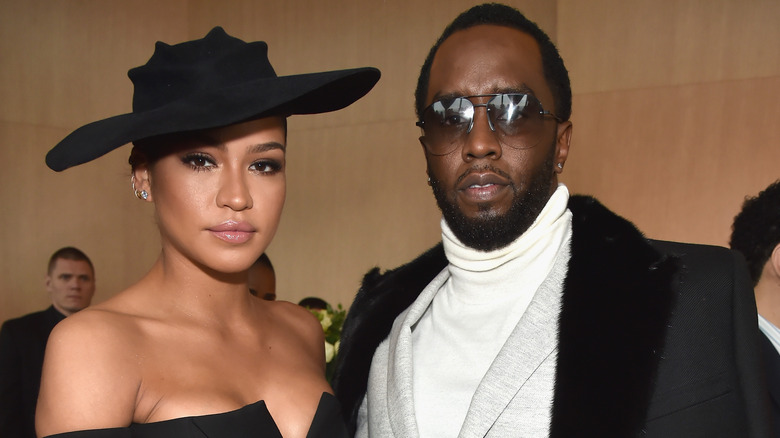 Diddy and Cassie at the ROC Nation Brunch