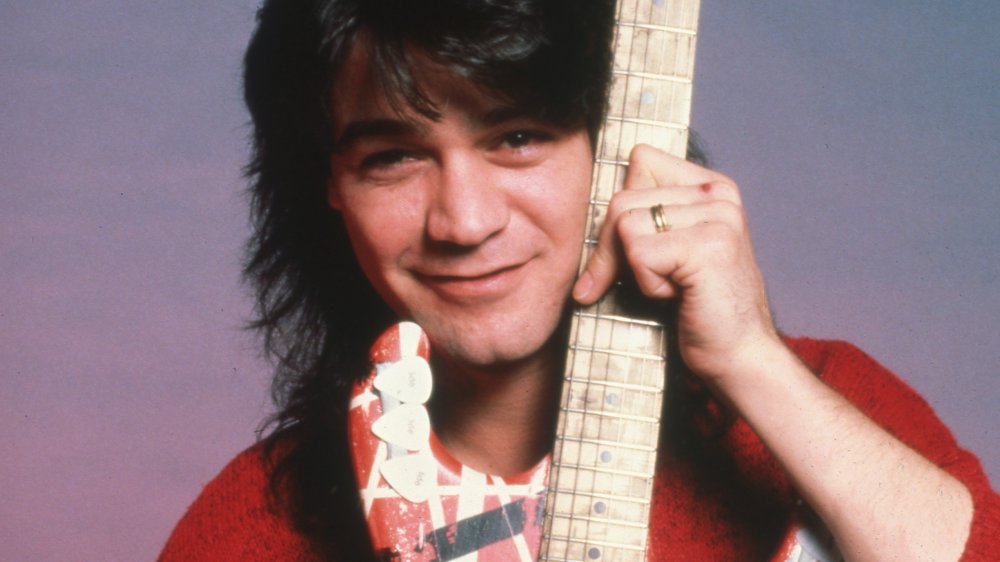 Eddie Van Halen on tour in 1986