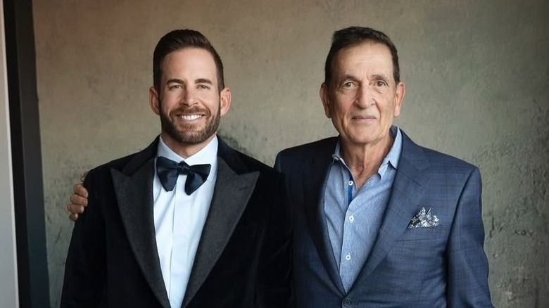 Tarek El Moussa poses with his father