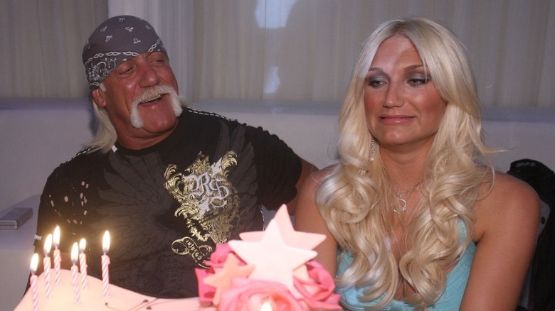 Hulk Hogan and Brooke Hogan attend PURE Nightclub in Las Vegas, NV (2009)