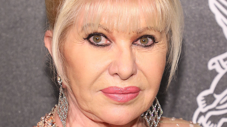 Ivana Trump looking serious