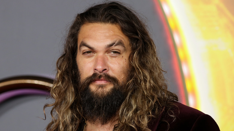 Jason Momoa, looking confused, 2021 photo 