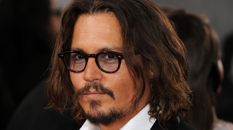 Johnny Depp posing