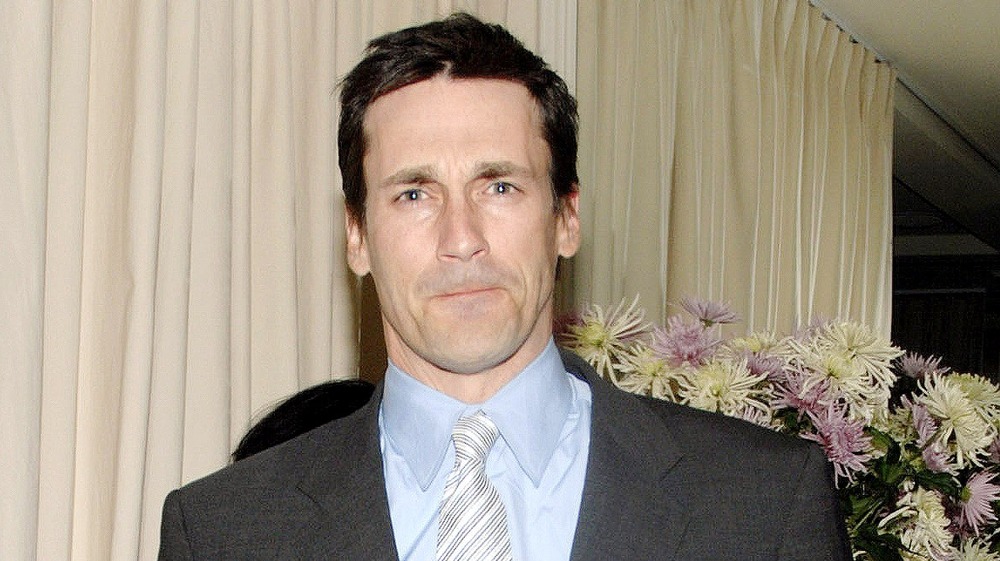 Jon Hamm looking serious 