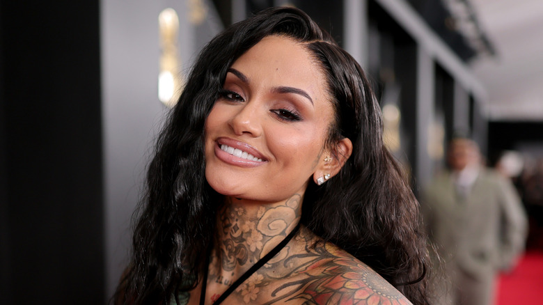 Kehlani poses