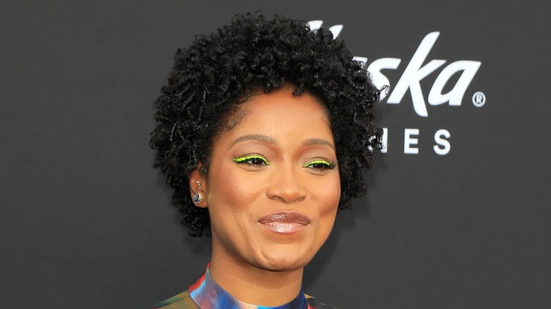 Keke Palmer in yellow eyeliner
