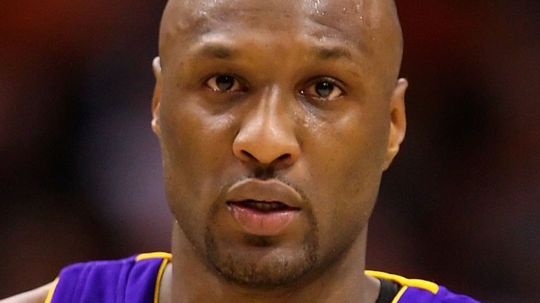 Lamar Odom in a game
