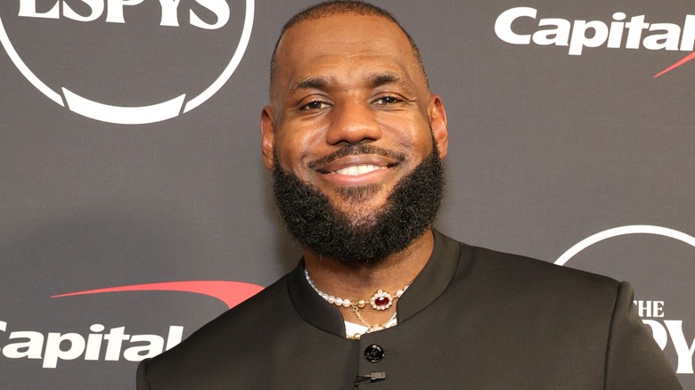 LeBron James smiling