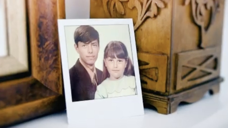 Young Lindsey Graham poses with his sister
