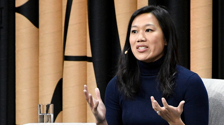 Priscilla Chan speaks during philanthropic event in 2016