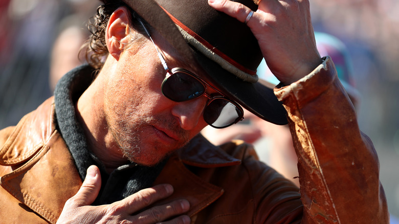 Matthew McConaughey wearing cowboy hat