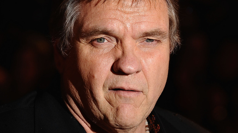 Meat Loaf looking serious