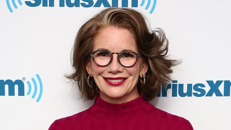 Melissa Gilbert smiling in glasses