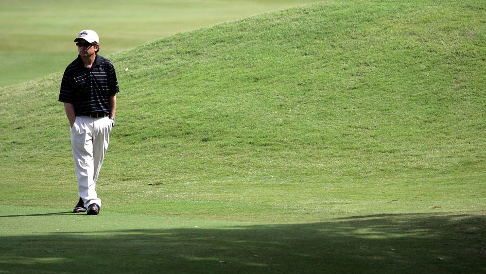 Michael J. Fox at the Outback Steakhouse Pro-Am